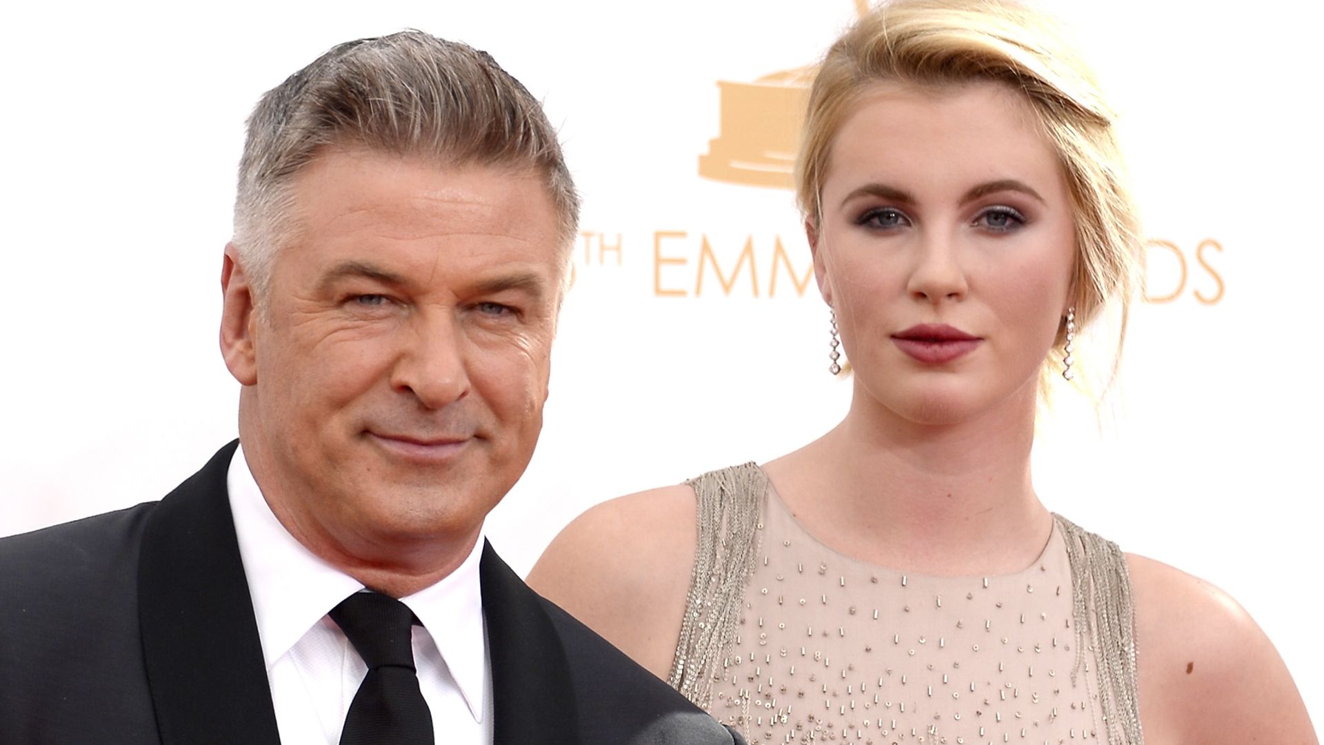 photo of alec baldwin and ireland baldwin at emmys 2013