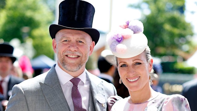 Mike and Zara Tindall at Royal Ascot 2022