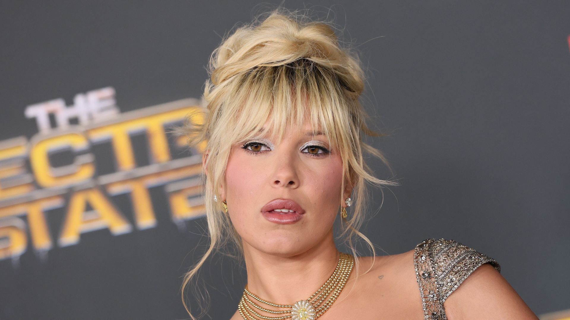 Millie Bobby Brown attends the world premiere of Netflix's "The Electric State" at The Egyptian Theatre Hollywood on February 24, 2025 in Los Angeles, California