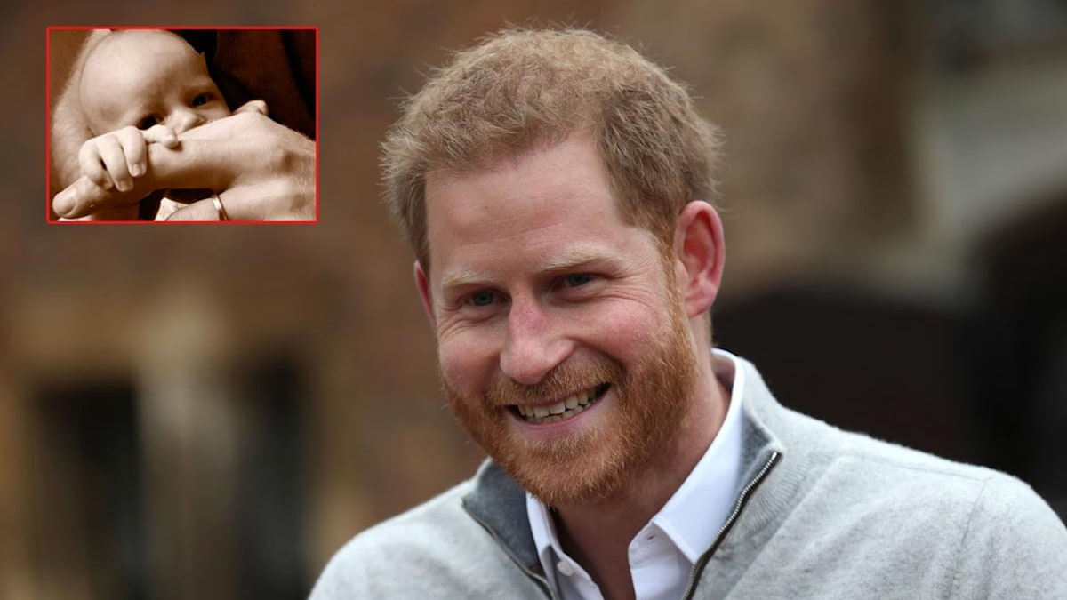 Prince Harry shares gorgeous NEW photo of baby Archie to celebrate ...