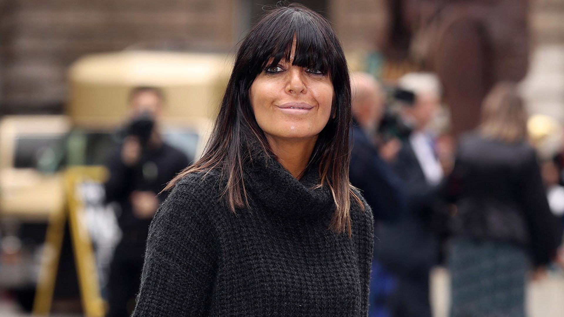 Claudia Winkleman style shock: the star wore THESE retro trousers to a  London art event