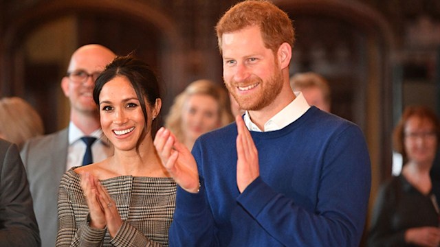 meghan markle harry clapping