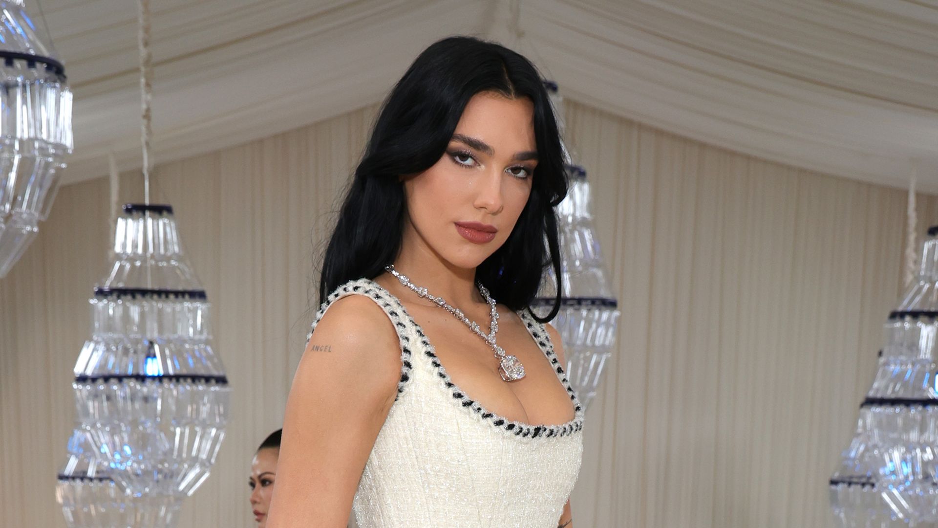 Dua Lipa rocks incredible never-before-seen Tiffany necklace at the 2023 Met Gala | HELLO!