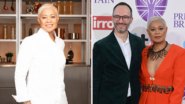 Monica Galetti on Masterchef, Monica Galetti with husband David 