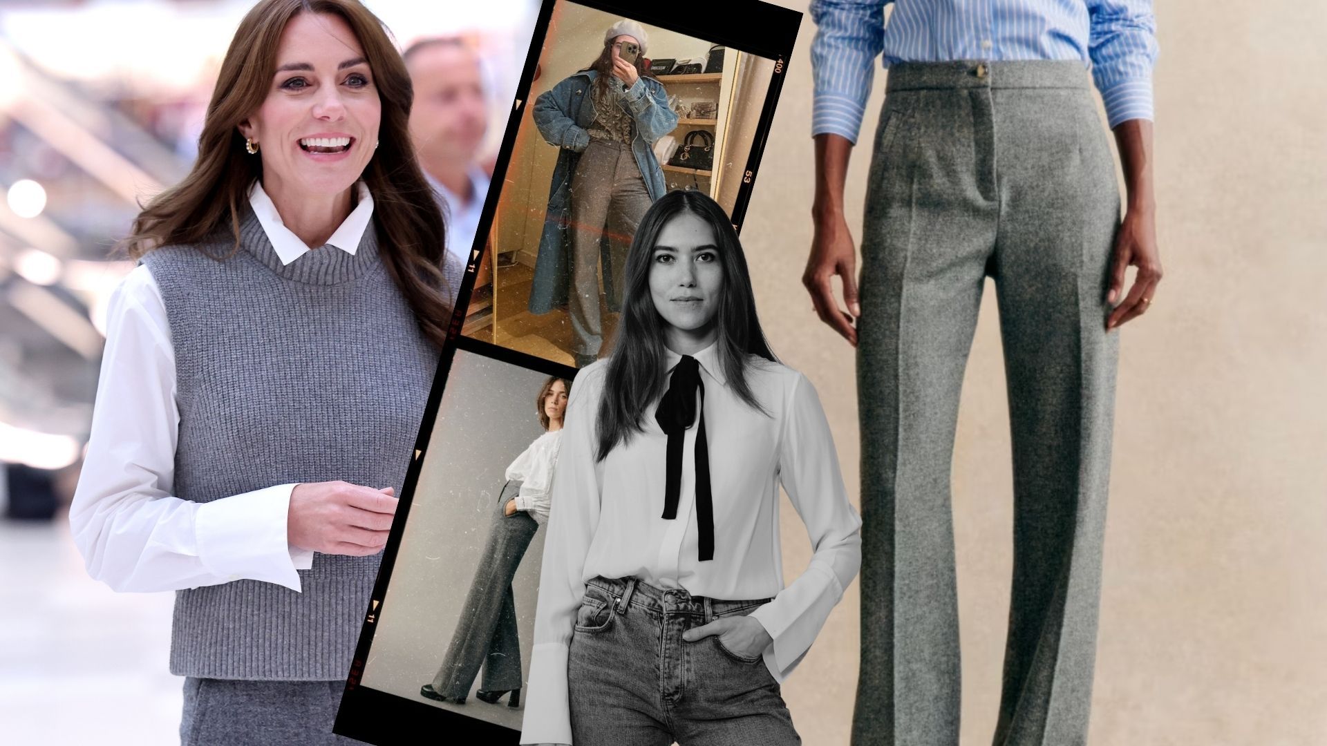 I have Princess Kate’s Sézane trousers, and here’s how I’ve been styling them