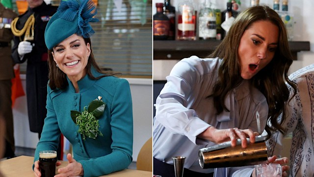 Kate Middleton drinking rule at Christmas: Princess of Wales pictured with a pint and a cocktail 