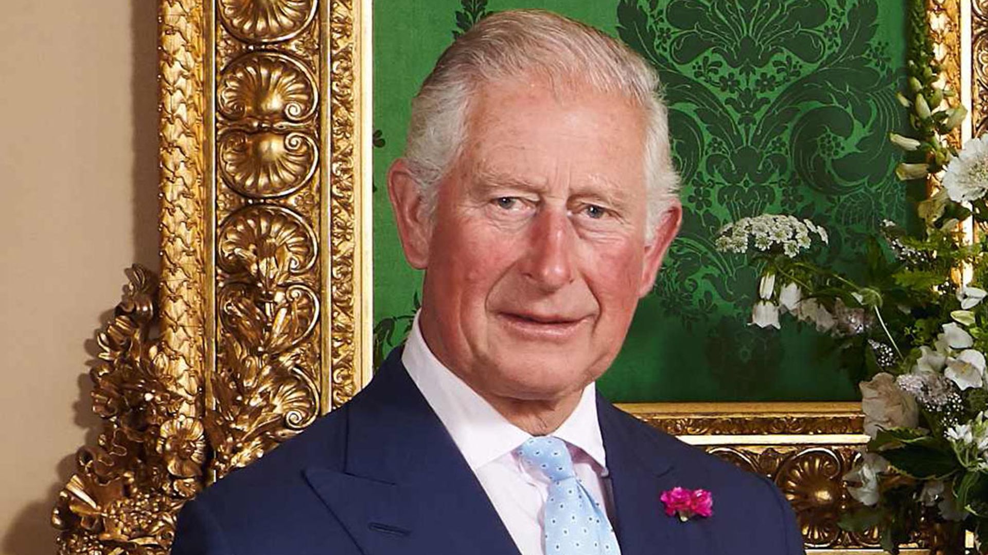 prince charles christening close up