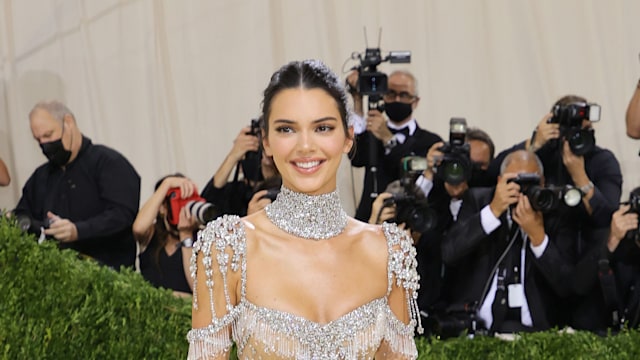 Kendall Jenner attends The 2021 Met Gala Celebrating In America: A Lexicon Of Fashion at Metropolitan Museum of Art on September 13, 2021 in New York City