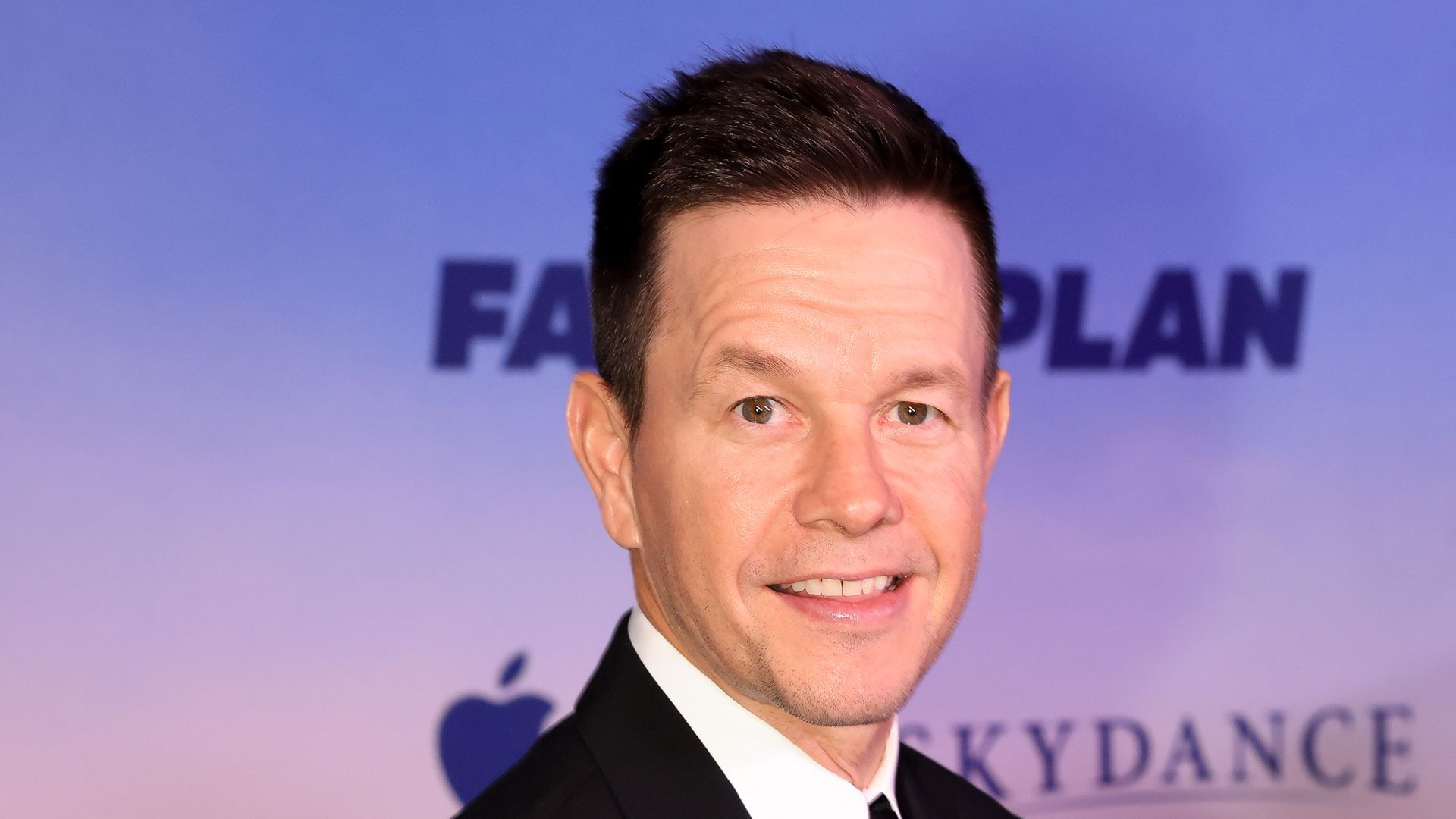 Mark Wahlberg at the world premiere of "The Family Plan" held at The Chelsea Theater at The Cosmopolitan on December 13, 2023 in Las Vegas, Nevada.