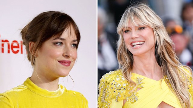 Dakota and Heidi in yellow