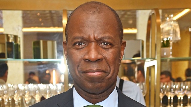 Clive Myrie attends the 2024 Turn The Tables lunch hosted by Tania Bryer and James Lansdale in aid of Cancer Research UK at BAFTA on March 11, 2024 in London, England