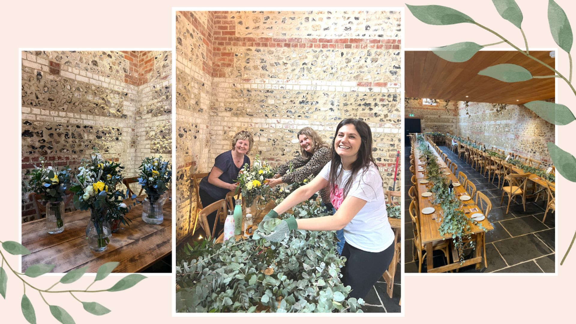 I saved £3k by DIYing my own wedding flowers HELLO!