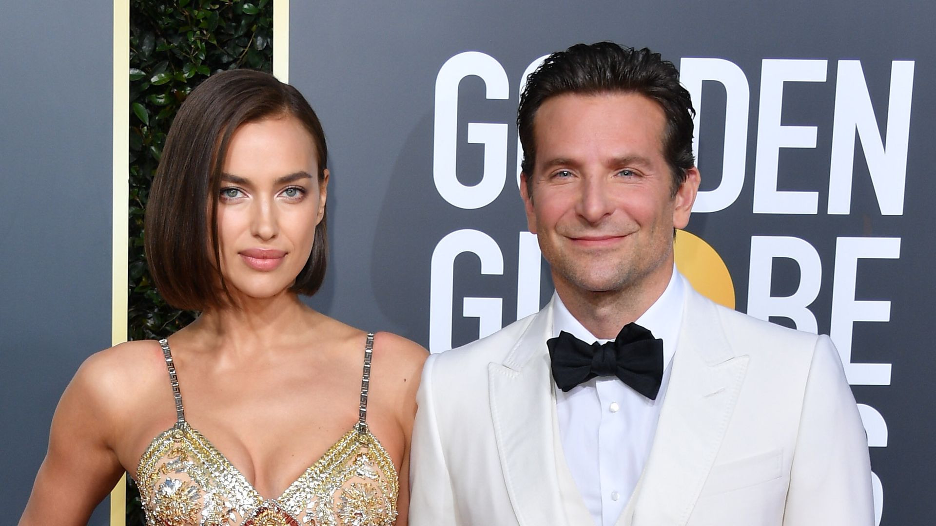 Irina Shayk and Bradley Cooper attend the 76th Annual Golden Globe Awards held at The Beverly Hilton Hotel on January 06, 2019 in Beverly Hills, California