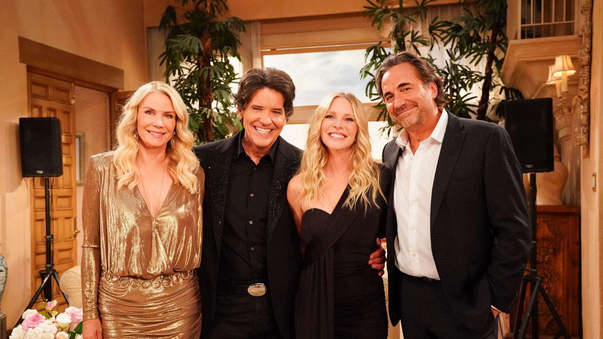 Katherine Kelly Lang, Michael Damian, Lauralee Bell and Thorsten Kaye.