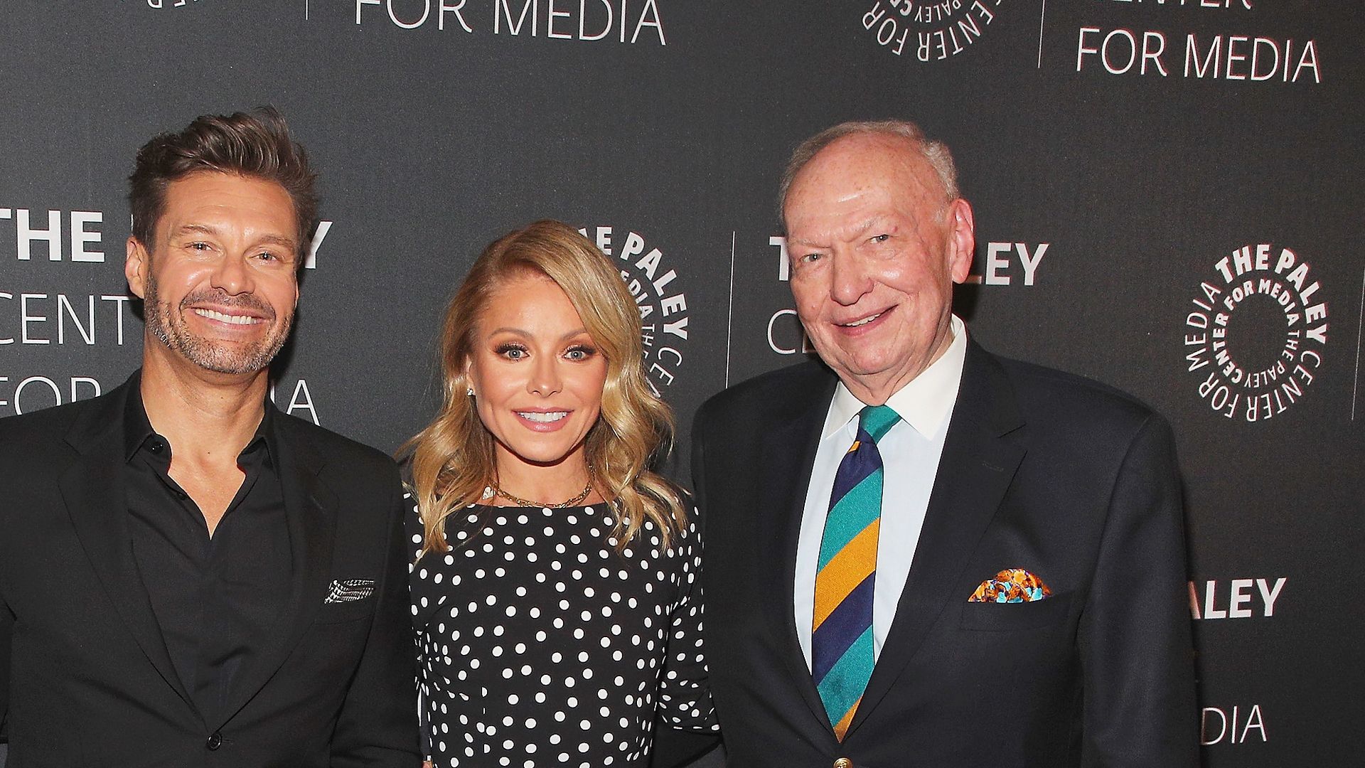 NEW YORK, NEW YORK - MARCH 04: (L-R) Michael Gelman, Ryan Seacrest, Kelly Ripa and Art Moore attend The Paley Center For Media Presents: An Evening with "Live with Kelly and Ryan" at Paley Center For Media on March 04, 2020 in New York City. (Photo by Astrid Stawiarz/Getty Images)