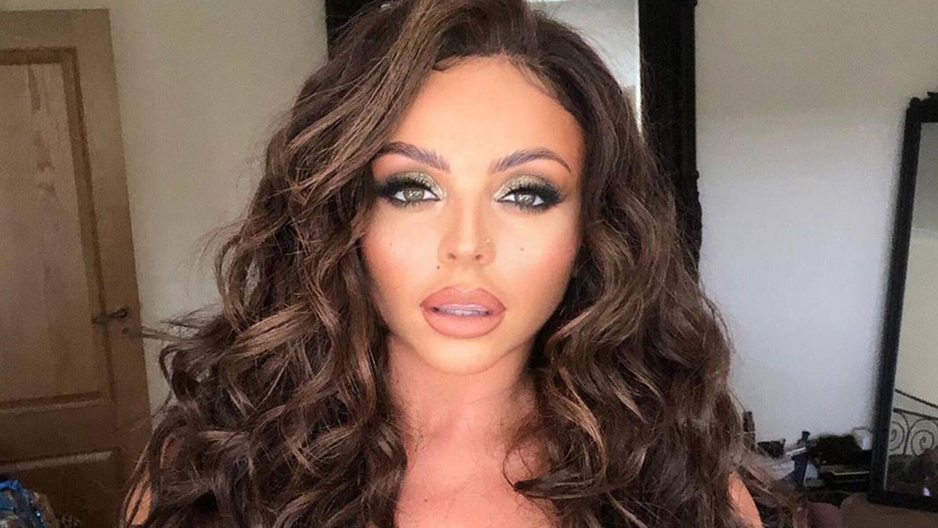 Jesy Nelson looks incredible as she shows off her curves in red knickers  and matching crop top