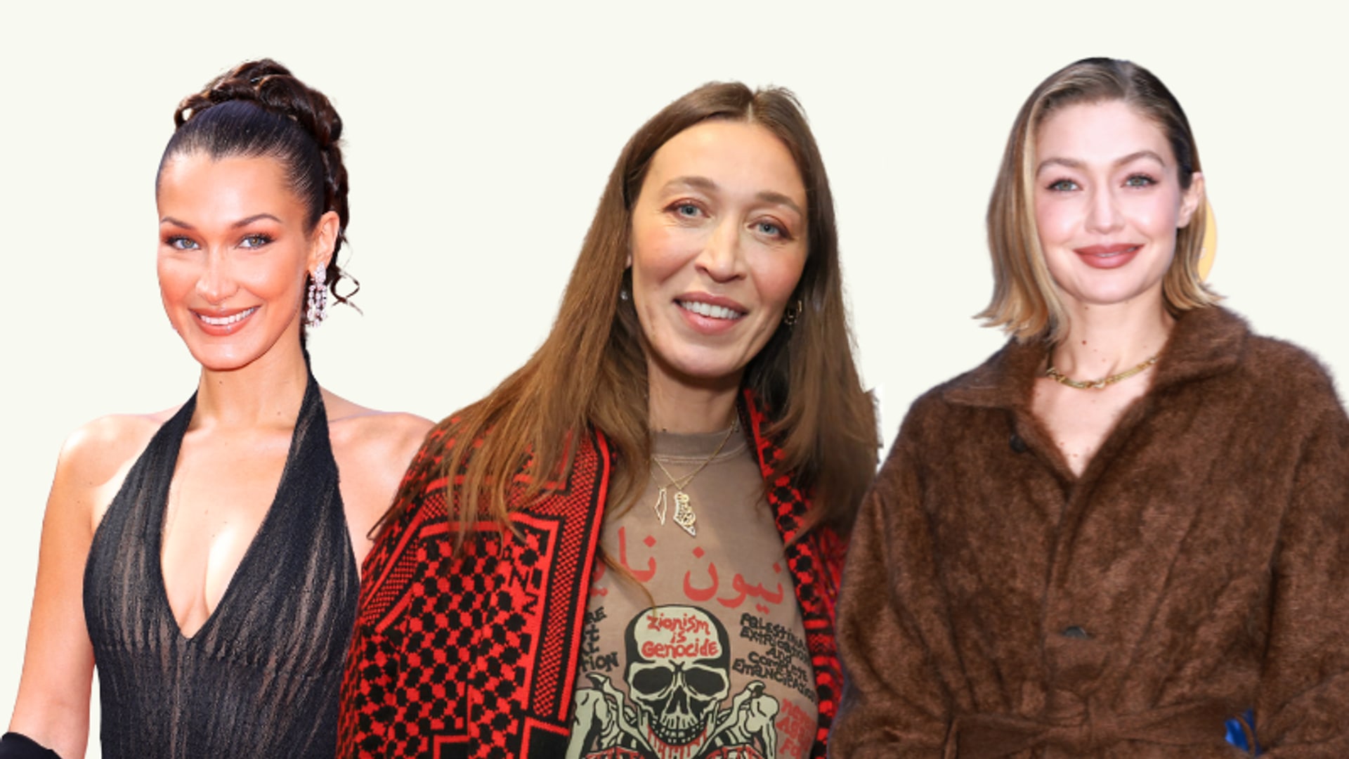 Gigi, Bella, and Alana Hadid