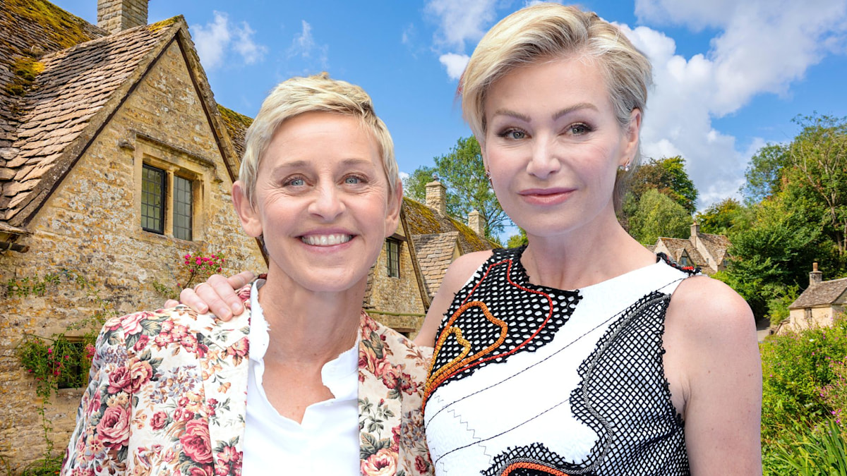 Ellen DeGeneres opens doors to $18m Cotswolds farmhouse after shunning the US