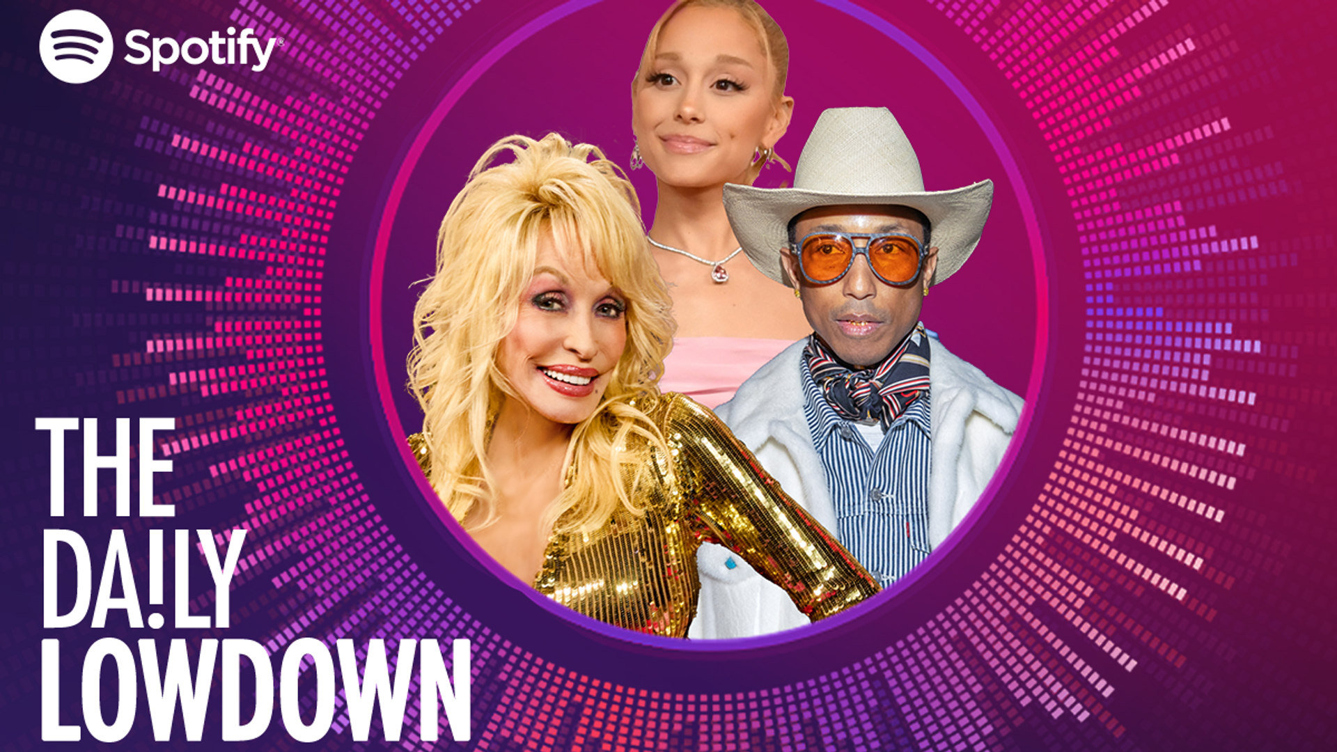 Dolly Parton, Ariana Grande, Pharrell