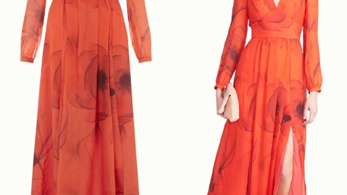 Glamorous Kate pays special tribute to Bhutan with orange Beulah dress ...