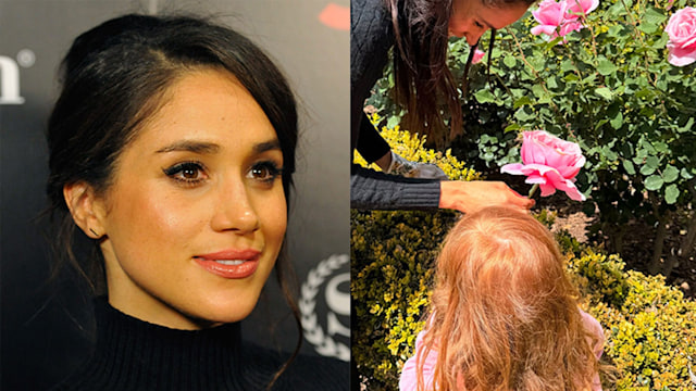 Meghan Markle and Prince Harry's daughter, Princess Lilibet with ginger hair