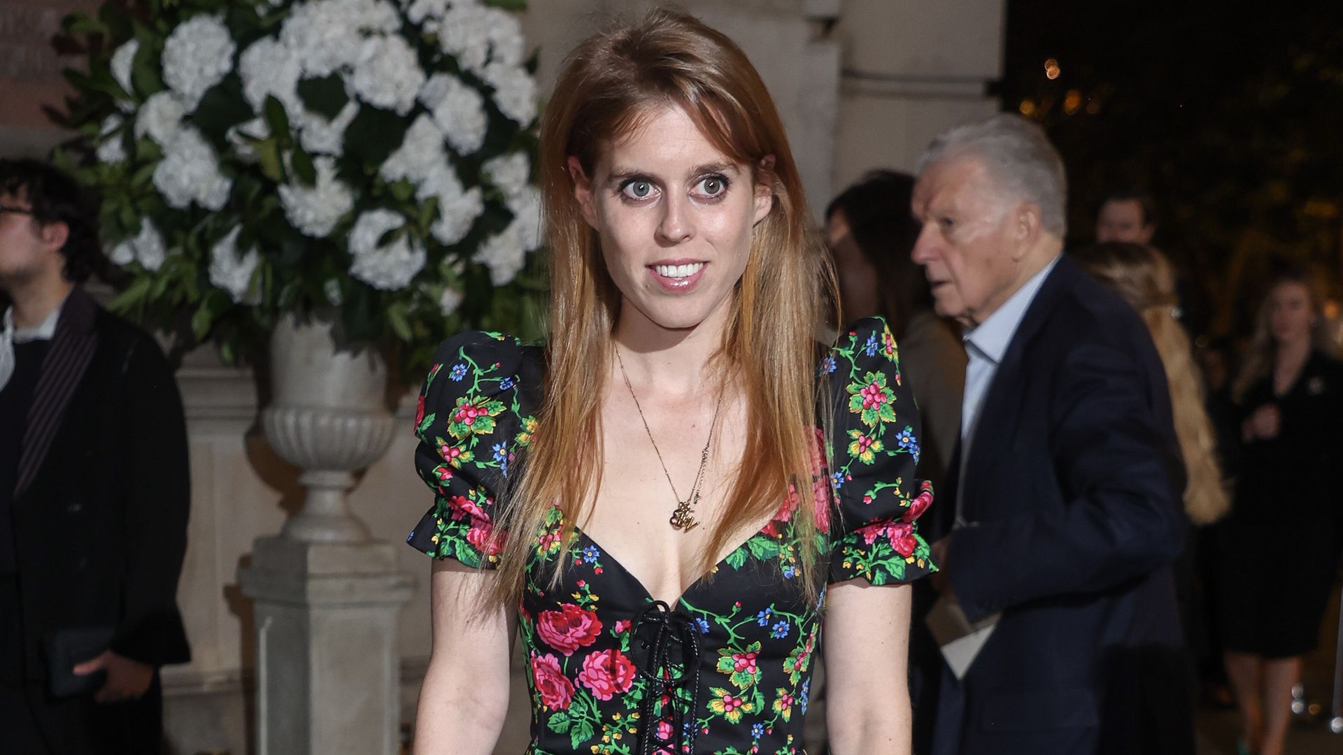 LONDON, ENGLAND - SEPTEMBER 13: Princess Beatrice attends the private view of "Gabrielle Chanel. Fashion Manifesto" at The V&A on September 13, 2023 in London, England. (Photo by Mike Marsland/WireImage)