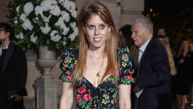 LONDON, ENGLAND - SEPTEMBER 13: Princess Beatrice attends the private view of "Gabrielle Chanel. Fashion Manifesto" at The V&A on September 13, 2023 in London, England. (Photo by Mike Marsland/WireImage)