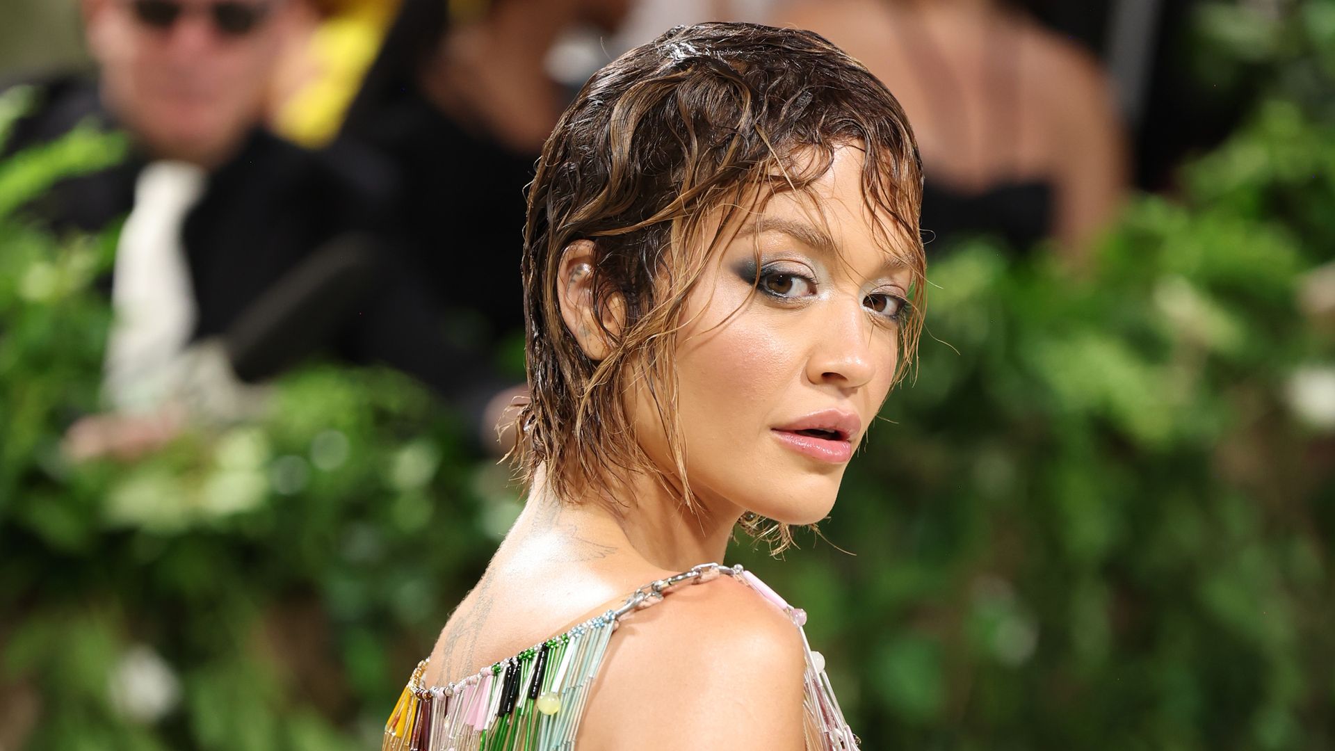 Rita Ora attends The 2024 Met Gala Celebrating "Sleeping Beauties: Reawakening Fashion" at The Metropolitan Museum of Art on May 06, 2024 in New York City