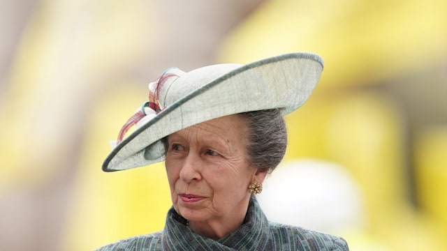 princess anne green coat dress