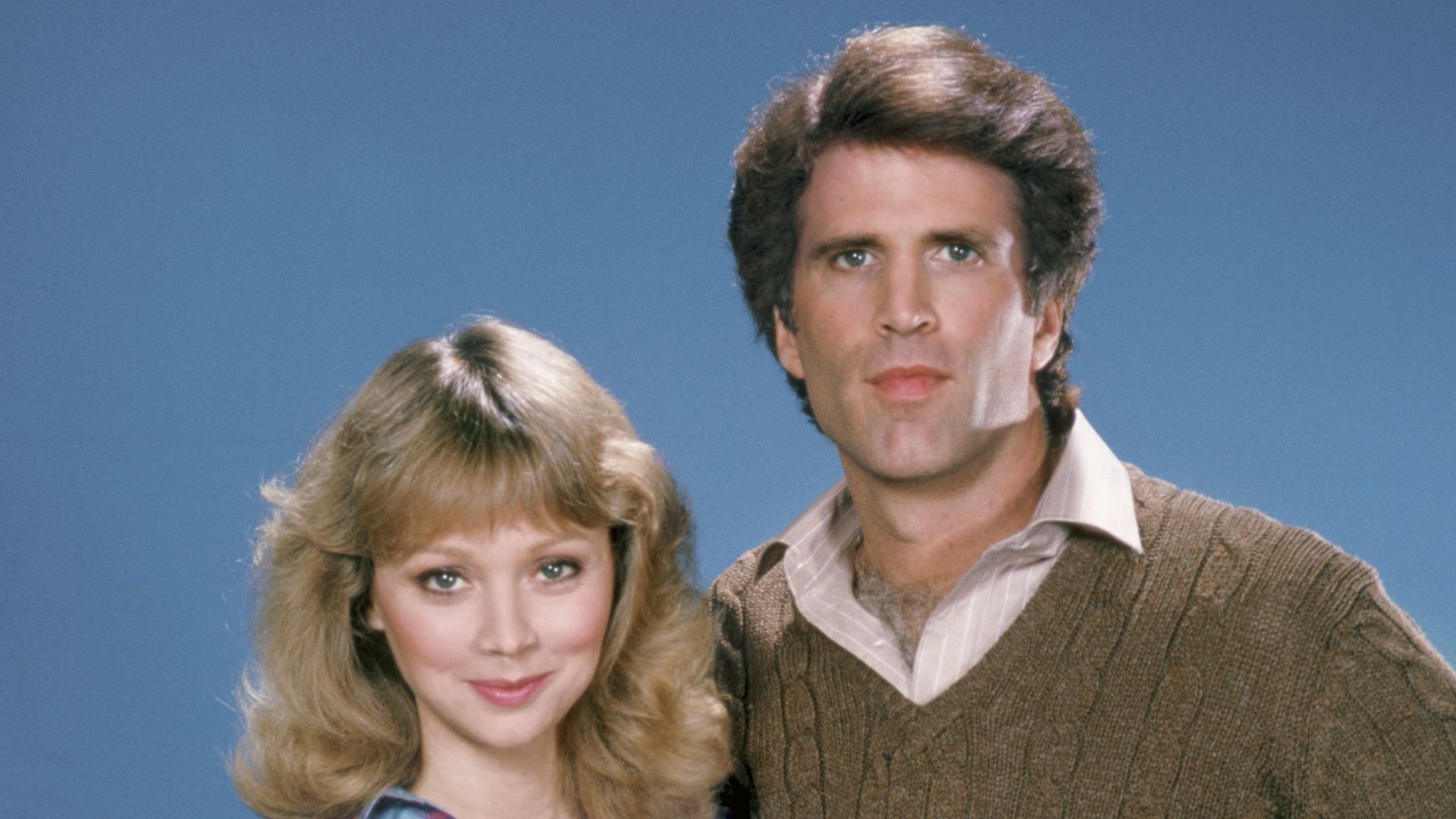 CHEERS -- Pictured: (l-r) Shelley Long as Diane Chambers, Ted Danson as Sam Malone (Photo by Herb Ball/NBCU Photo Bank/NBCUniversal via Getty Images via Getty Images)