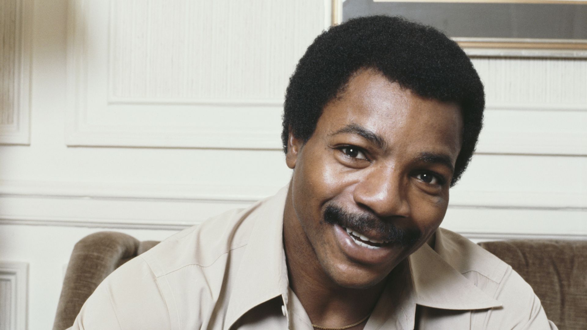 American actor and former professional football player Carl Weathers posed in June 1979.