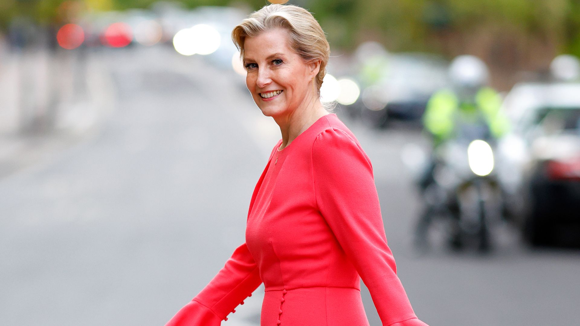 Duchess Sophie dazzles in silk blouse as she presents prestigious fashion award