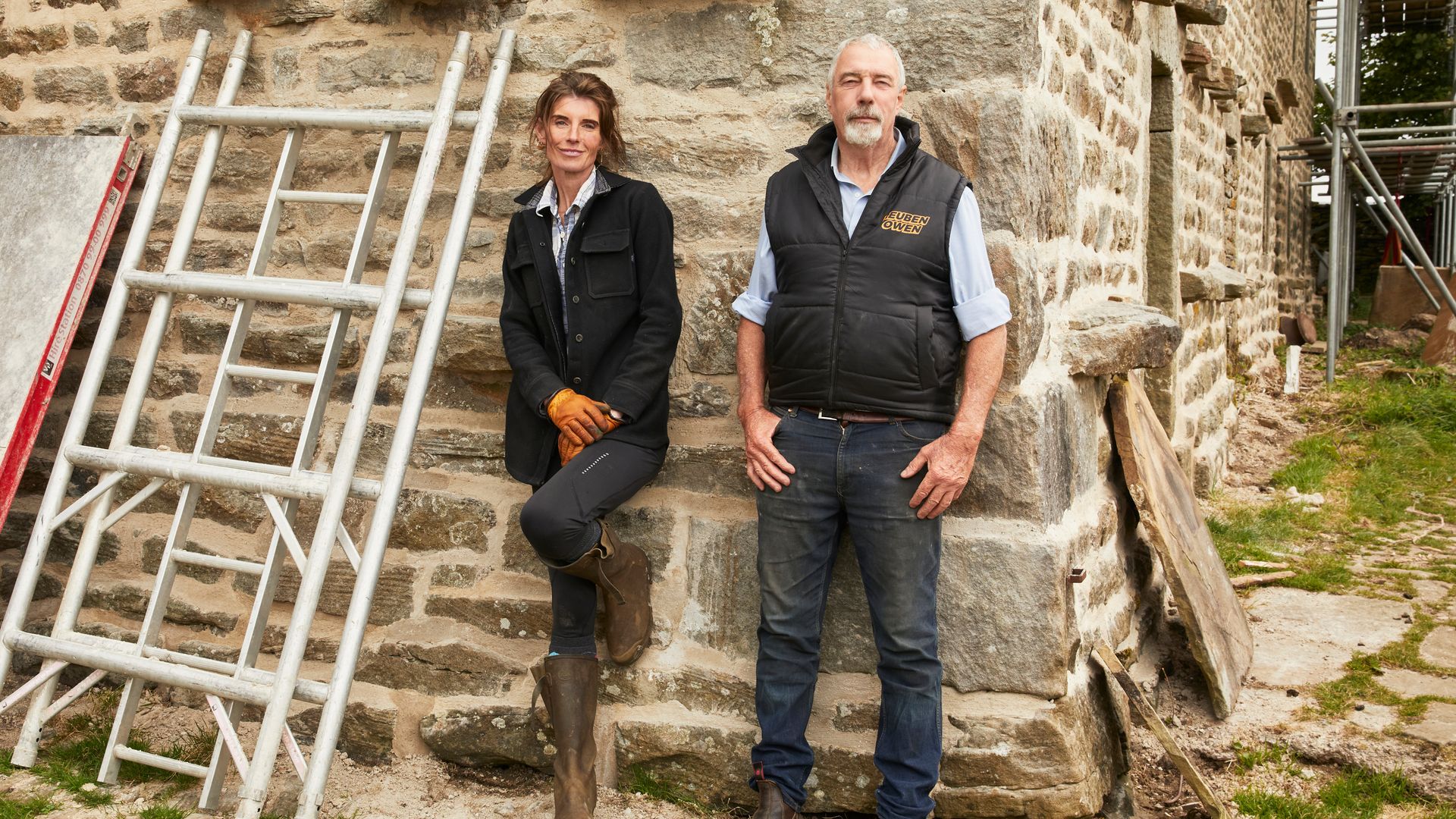 Amanda and Clive are working together to restore Anty John's Farm
