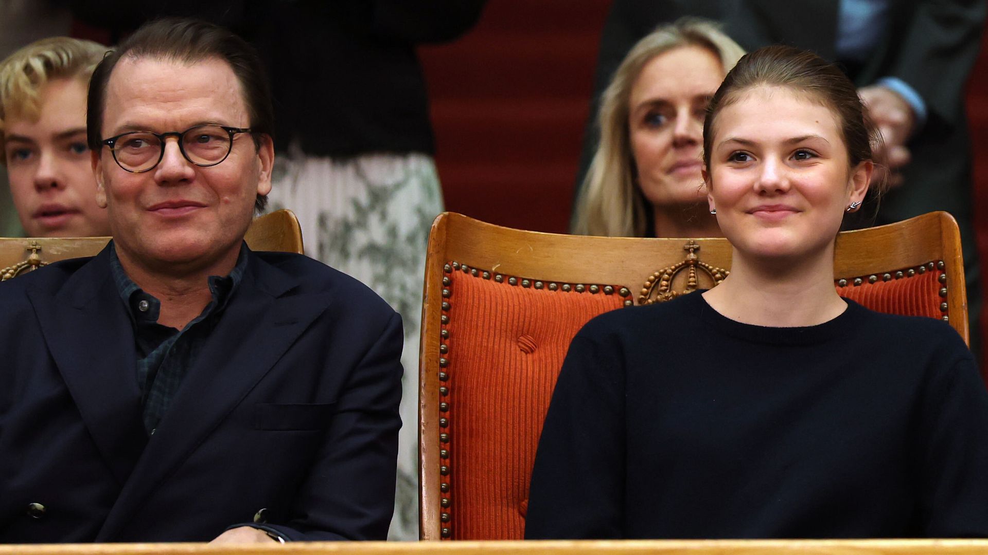 Princess Estelle and dad Prince Daniel