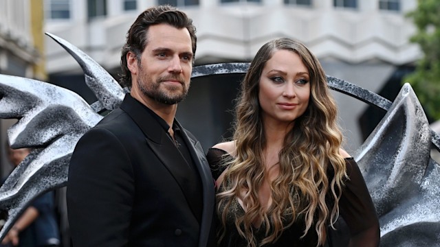 Henry Cavill and Natalie Viscuso attend the season 3 premiere of "The Witcher" at Outernet London on June 28, 2023 in London, England