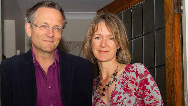 Dr Michael Mosley with his wife Dr Clare Bailey