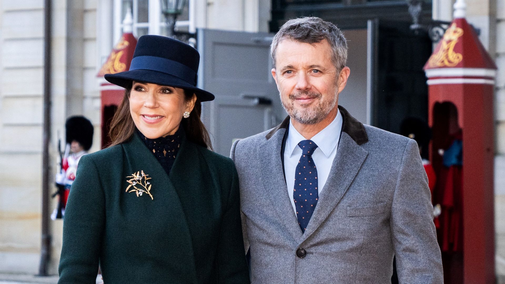 Queen Mary and King Frederik pictured with towering kids as they relocate