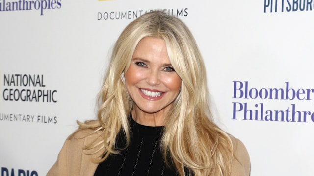 Christie Brinkley attends the New York premiere of "Paris to Pittsburgh" in 2018