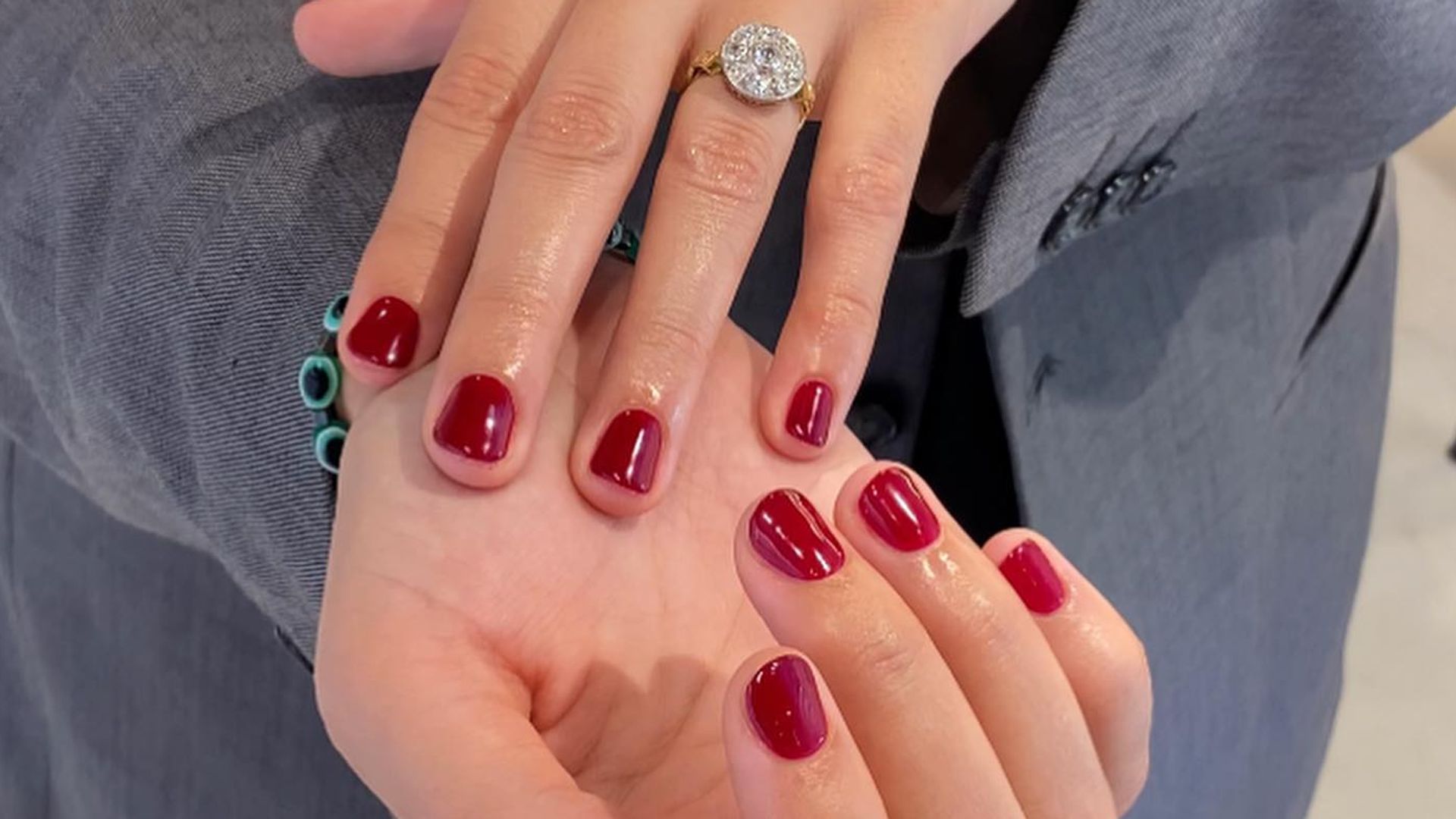 Burgundy nails for the autumn