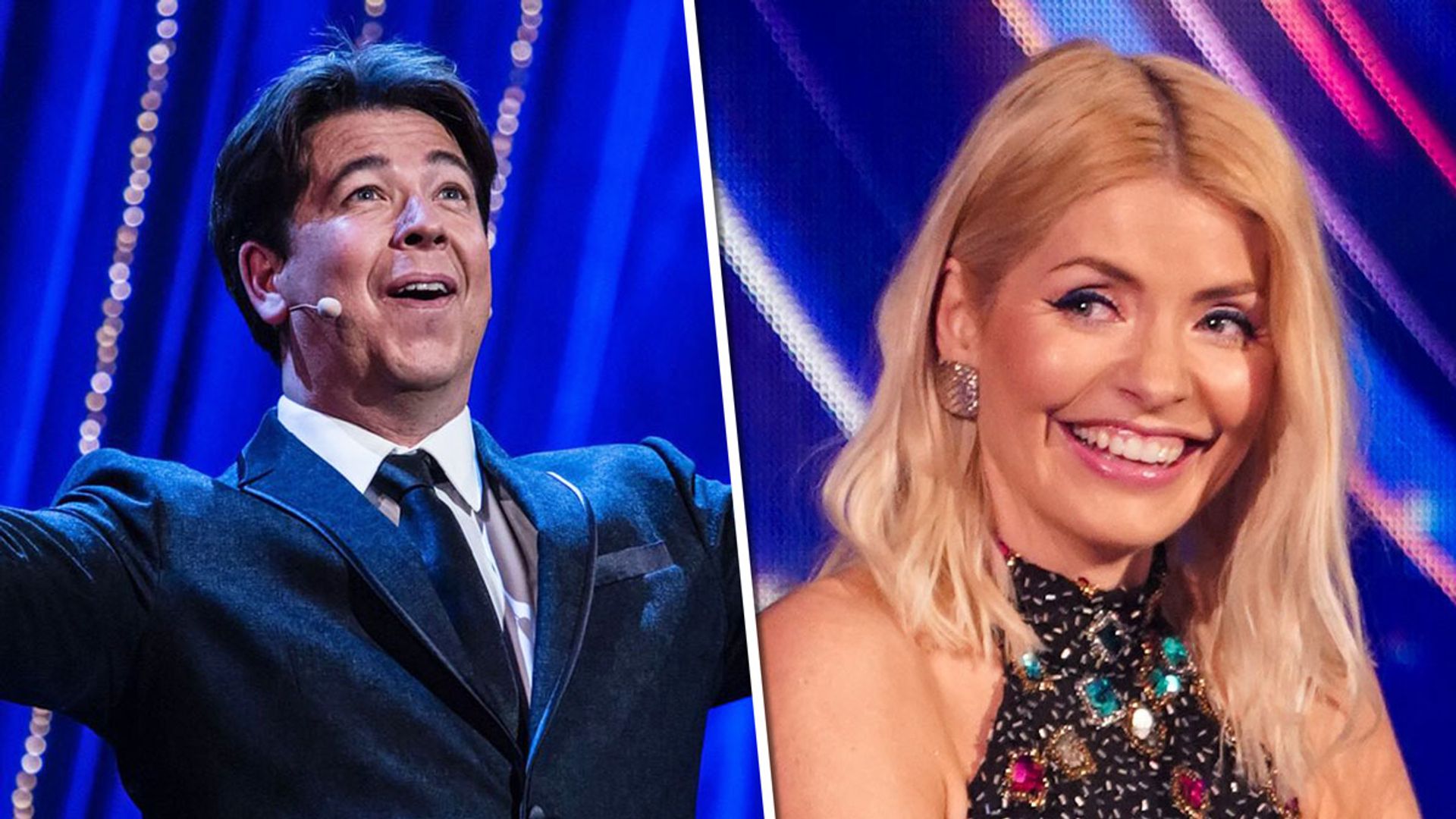 Holly Willoughby left red-faced on Michael McIntyre’s Big Show after ex-boyfriend’s steamy texts read out on-air