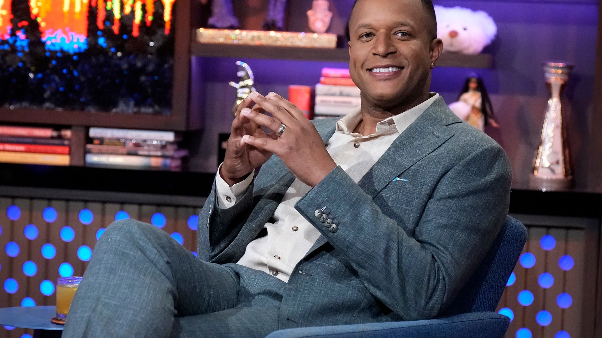 WATCH WHAT HAPPENS LIVE WITH ANDY COHEN -- Episode 21103 -- Pictured: Craig Melvin -- (Photo by: Charles Sykes/Bravo via Getty Images)
