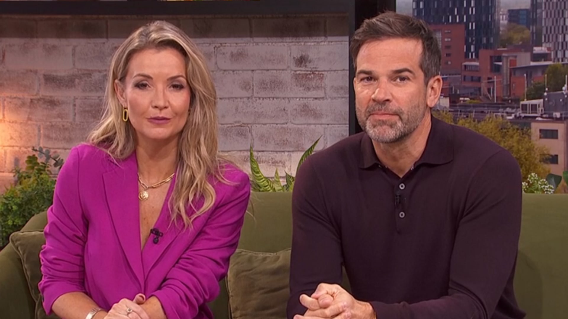 Helen Skelton and Gethin Jones on Morning Live