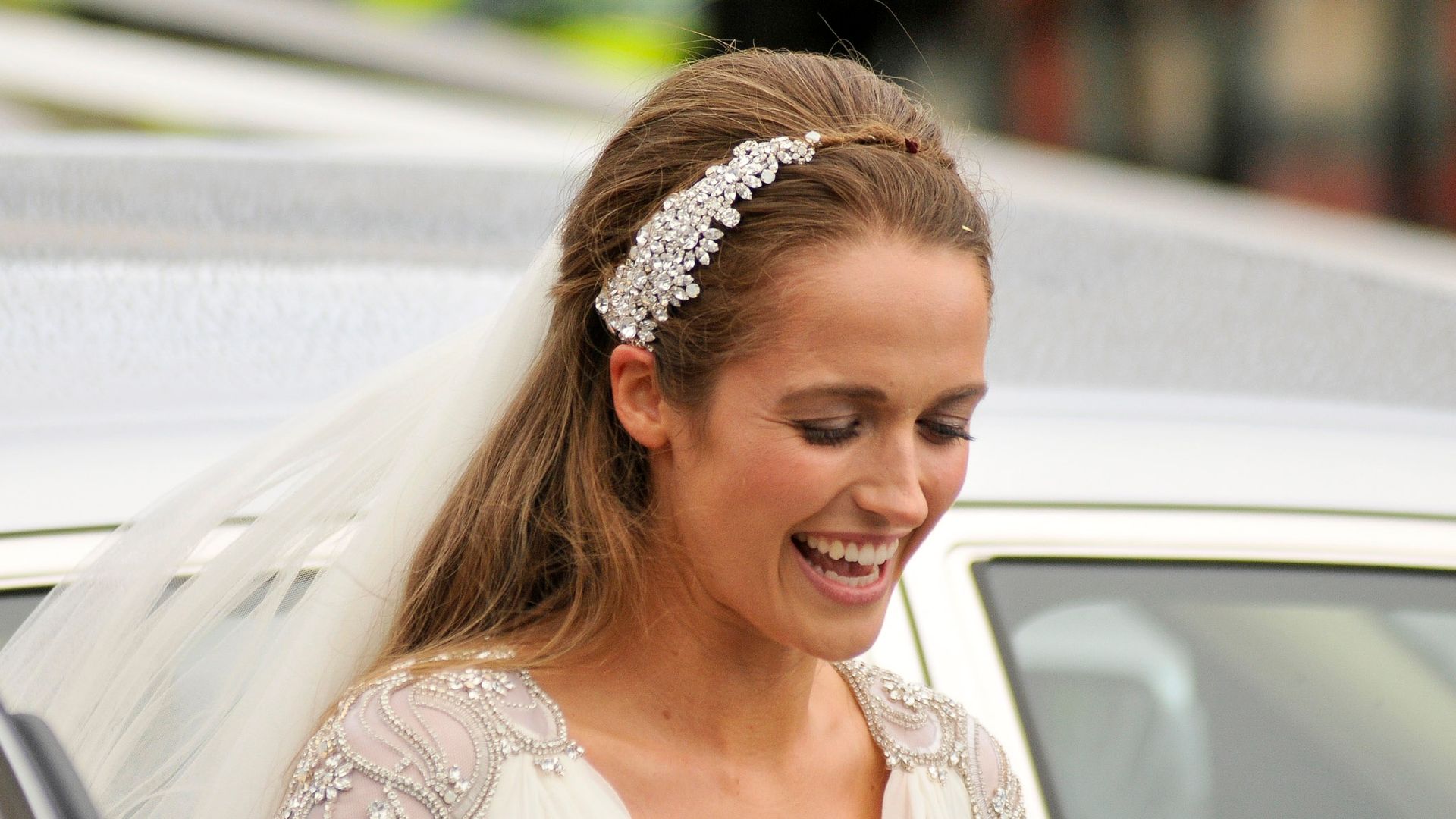 Andy Murray's wife Kim is a boho beauty in low-back bridal gown in ...