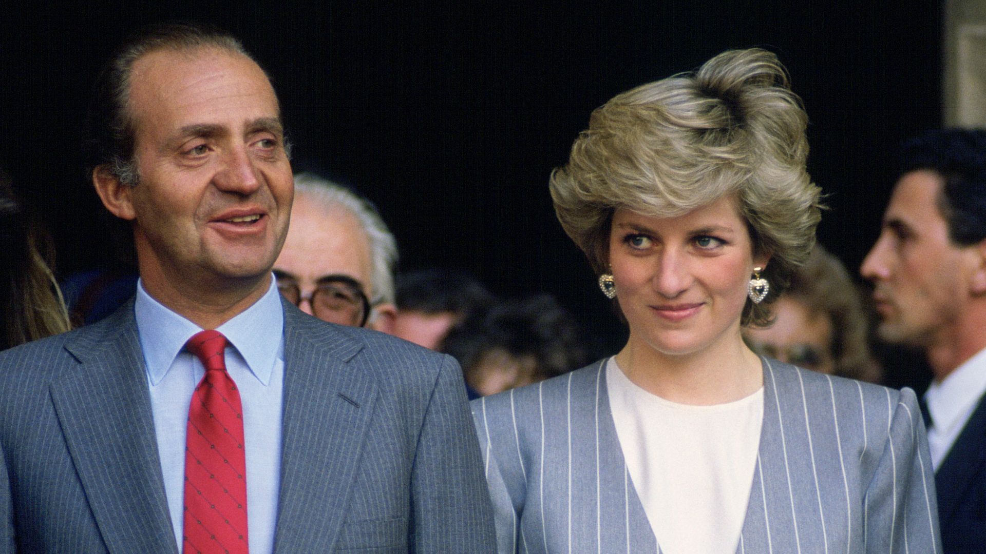 King Juan Carlos and Princess Diana in 1987