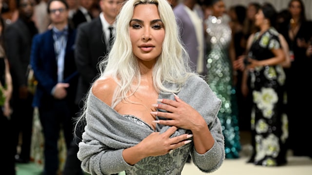 Kim Kardashian wore a stunning John Galiano dress