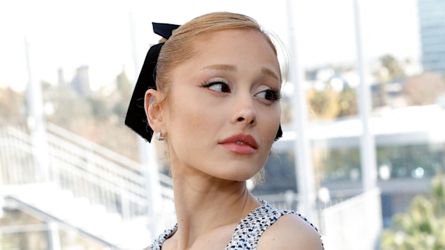  Ariana Grande, wearing CHANEL, attends the Academy Women's Luncheon presented by CHANEL at the Academy Museum Of Motion Pictures on December 10, 2024 in Los Angeles, California. 