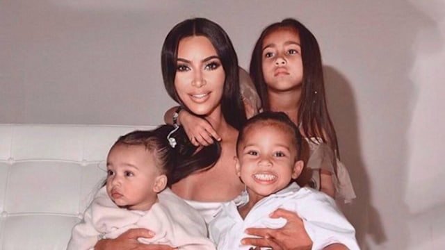 kim and kids