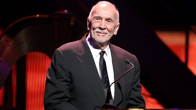 Frank Langella smiling while hosting an award