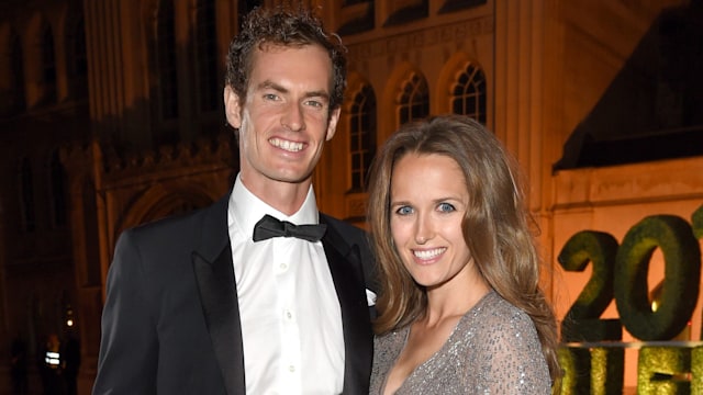 Andy Murray and Kim Murray attend the Wimbledon Winners Ball at The Guildhall on July 10, 2016 in London, England