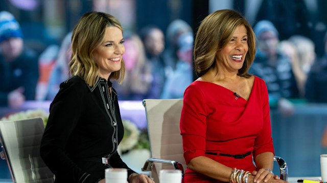 Savannah Guthrie and Hoda Kotb on Today